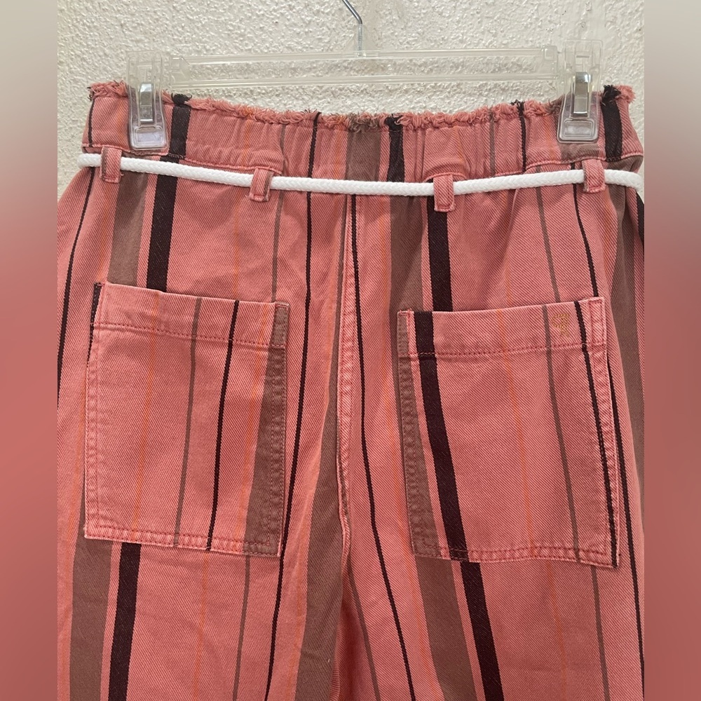 Pilcro by Anthropologie Cropped Wide Leg Denim Boho Jorts Size XS New - Picture 6 of 9